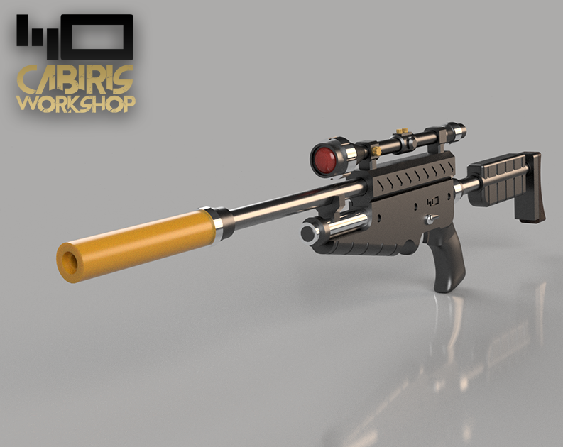 CW Siren Rifle - 3D Printed Prop Kit