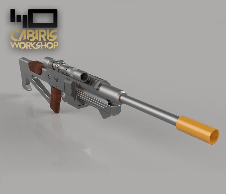 CW Shatter Rifle - 3D Printed Prop Kit